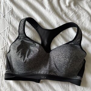 VSX Black and Gray Sports Bra